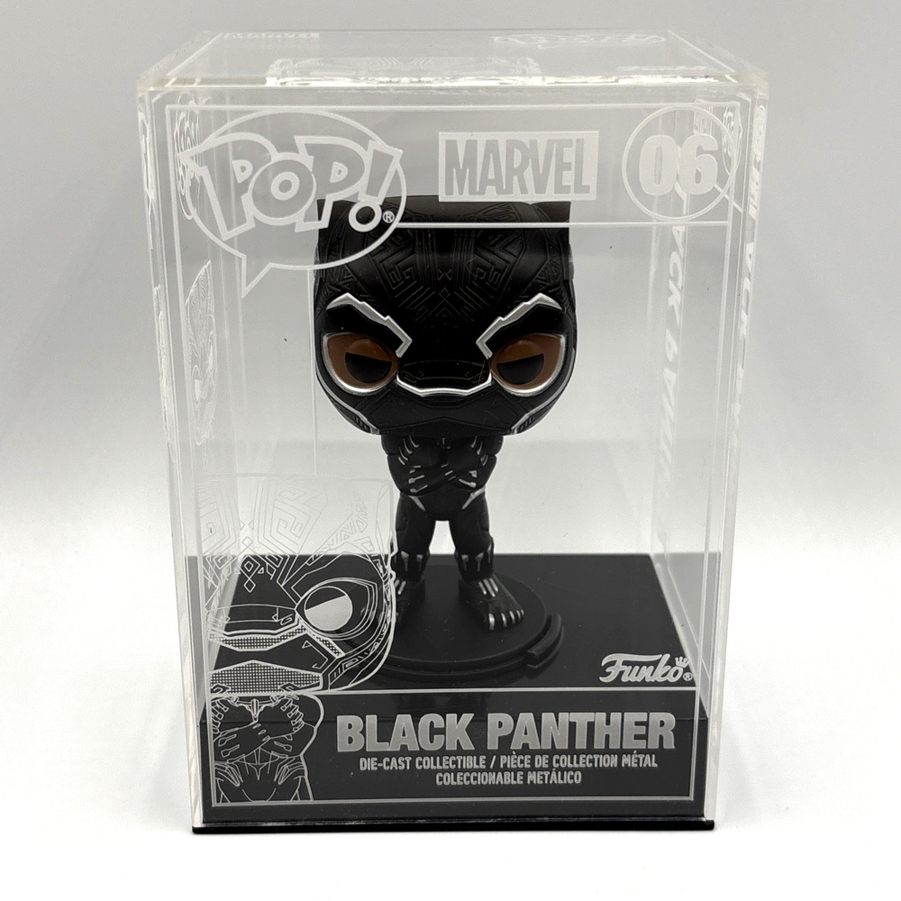 Funko Pop! Die-Cast Black Panther Marvel Cast Metal #06 Figure